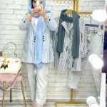 مانتو راهراه ترنم (121)