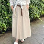 دامن‌کتان‌استانبل‌همراه‌باکمربندیاس(117)