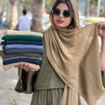 شال پلیسه دورمرواریدی (167)