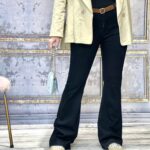 شلوار بوت‌کات مشکی (196)