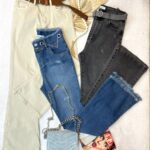 شلوار بوت‌کات دودی‌طوسی(205)