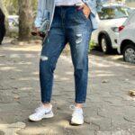 شلوار مام‌فیت زاپدار (221)