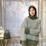 بافت یقه شل راهراه (268)