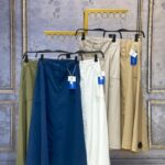 دامن کتان استانبل رنگی (354)