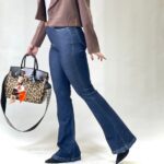 شلوار بوت کات دورنگ (359)