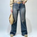 شلوار بگ‌آبی کثیف (368)