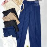 شلوار پارچه‌ای کرپ کجراه (378)