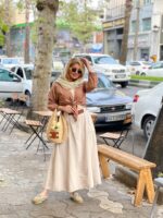 دامن کتان استانبل رنگی (354) - Image 37
