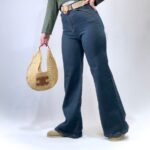 شلوار بگ تینت سبز (388)