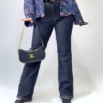 شلوار نیمبگ سرمه‌ای سیر (391)