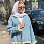 مانتو پولکدوزی ترکیبی سنتی نوا (393)