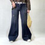 شلوار بگ‌جلو‌دوخت‌ریشدار (414)