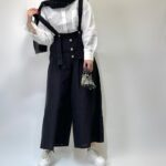 شلوار دامنی پیش بندی (425)