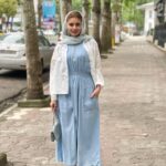 پیراهن ساحلی دو رنگ (428)