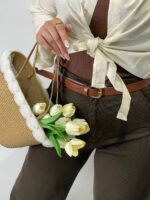 شلوار کبریتی کمربنددار(461) - Image 12