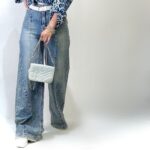 شلوار بگ برش دارسه رنگ (469)