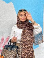 شال پلنگی حریر (475) - Image 17