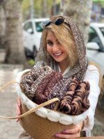 شال پلنگی حریر (475)