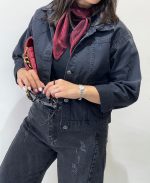 کت کراپ ذغالی ترنج(559) - Image 2