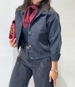 کت کراپ ذغالی ترنج(559) - Image 5