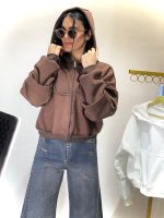 سویشرت داخل کرکدار  کلاهدار‌(569) - Image 5