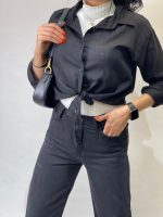 نیمبگ مشکی دودی ذغالی (574) - Image 12