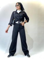 نیمبگ مشکی دودی ذغالی (574) - Image 8