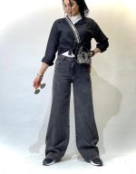 نیمبگ مشکی دودی ذغالی (574) - Image 11