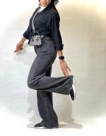 نیمبگ مشکی دودی ذغالی (574) - Image 4