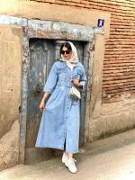 مانتو جین درسه رنگ (596) - Image 6