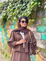 کت کراپ رنگی پایین ریشدار بهار(597) - Image 4