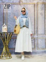 دامن کتان استانبول رنگی (599) - Image 13