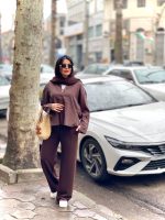 شومیز سیلک رنگی آسمان (601) - Image 21