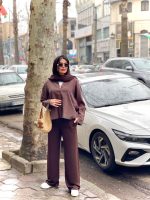 شومیز سیلک رنگی آسمان (601) - Image 20