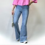 شلوار بوت‌کات پایین ریش(609)