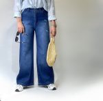 شلوار بگ در دورنگ (610) - Image 2