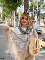 شال شیشه‌ای طرحدار (636) - Image 5