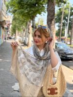 شال شیشه‌ای طرحدار (636) - Image 4