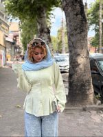 شومیز اسلپ پشت بند (646) - Image 6