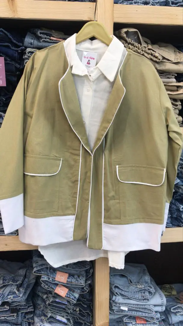 کت شلوار وشومیز سه تیکه دلنازمغزی دوزی (۱۰۰) - Image 12