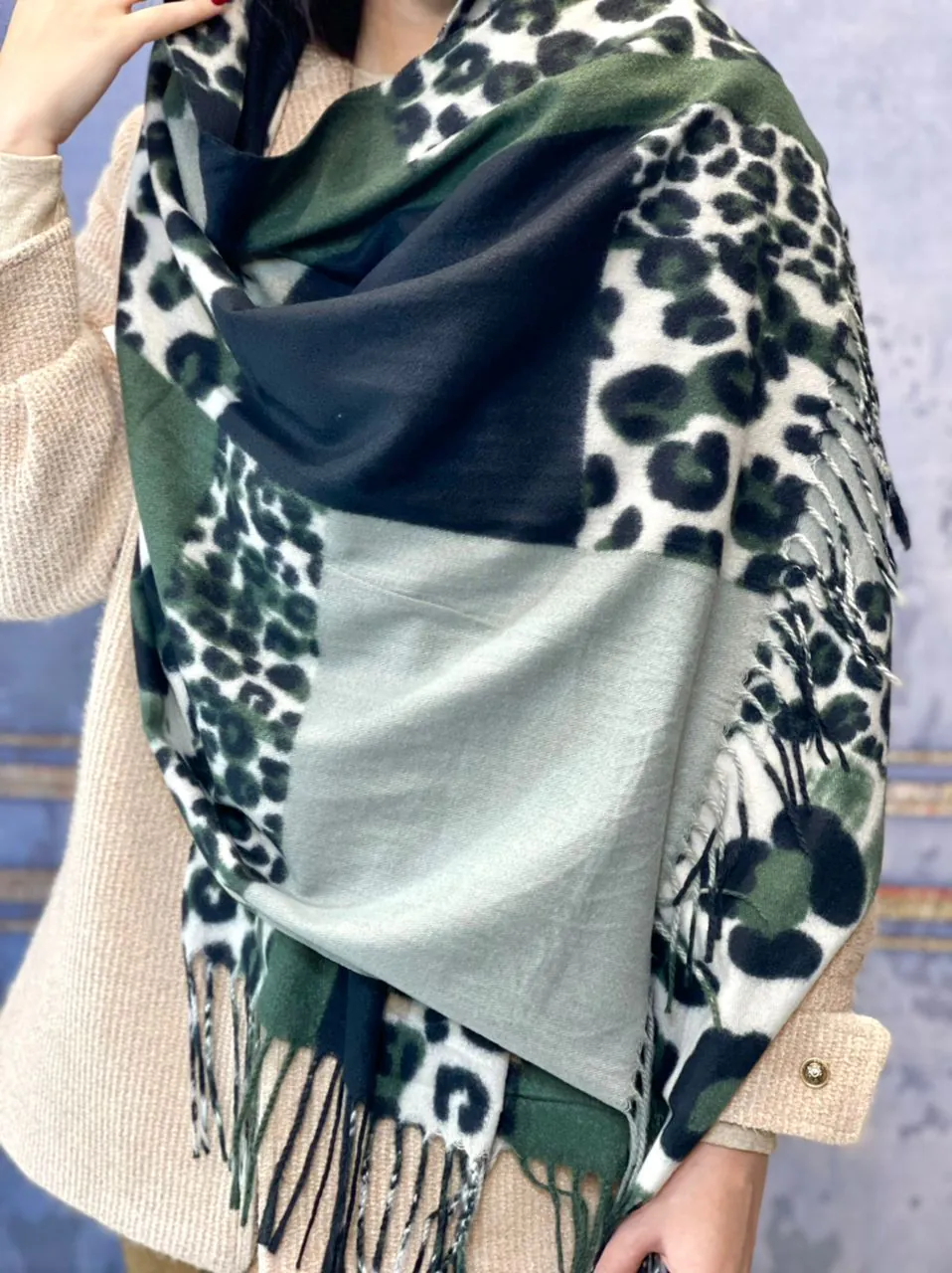 شال موهر پلنگی(296) - Image 3