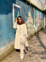 پالتو بلند کرم نیتا (330) - Image 9