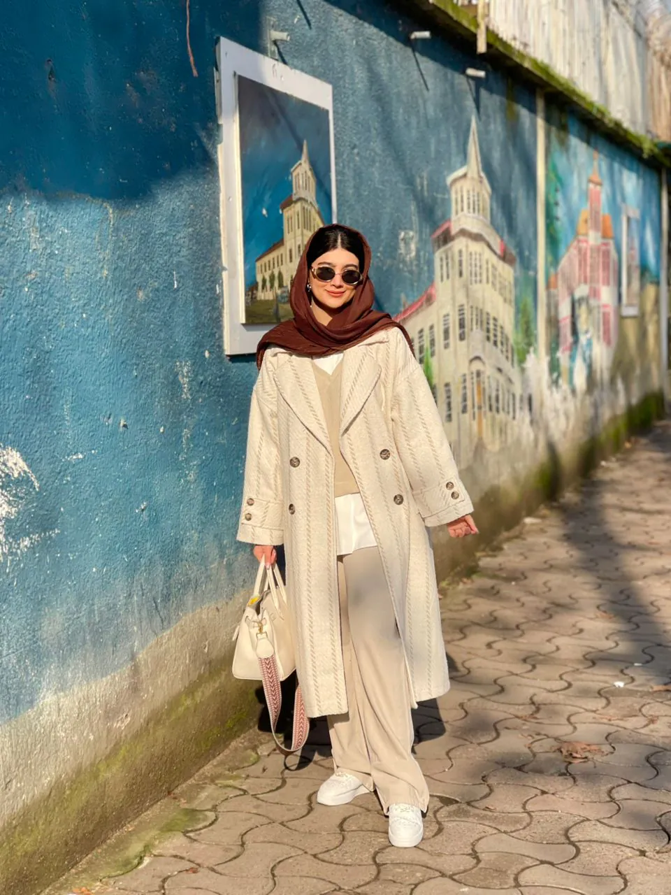 پالتو بلند کرم نیتا (330) - Image 4