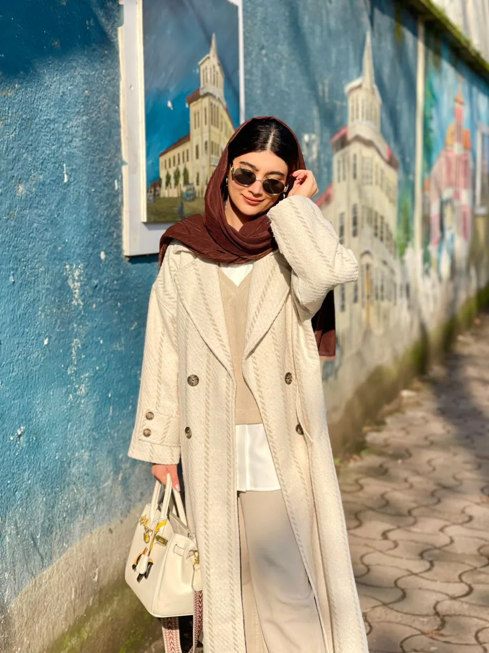 پالتو بلند کرم نیتا (330) - Image 3