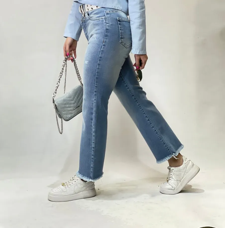 شلوار واید روشن (396) - Image 6