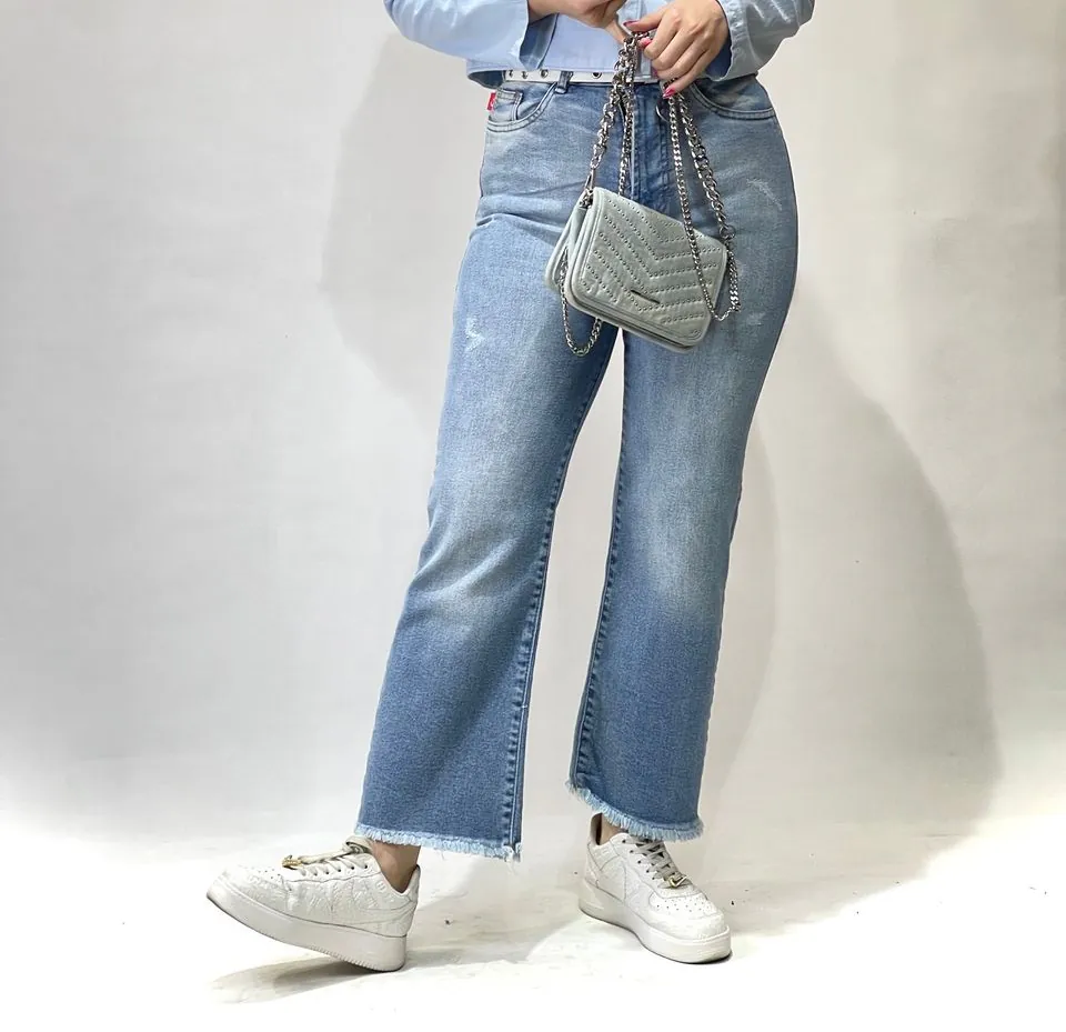 شلوار واید روشن (396) - Image 5