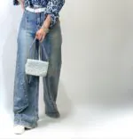 شلوار بگ برش دارسه رنگ (469) - Image 3