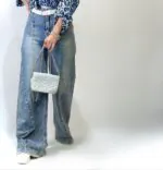 شلوار بگ برش دارسه رنگ (469) - Image 2