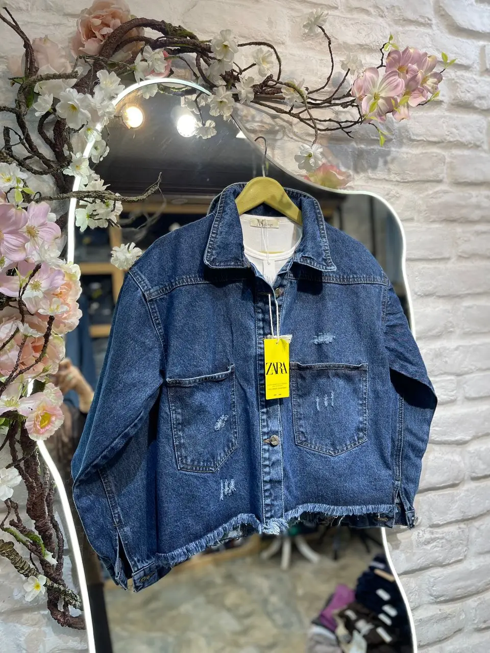 کت کراپ جین ریشدار (497) - Image 4