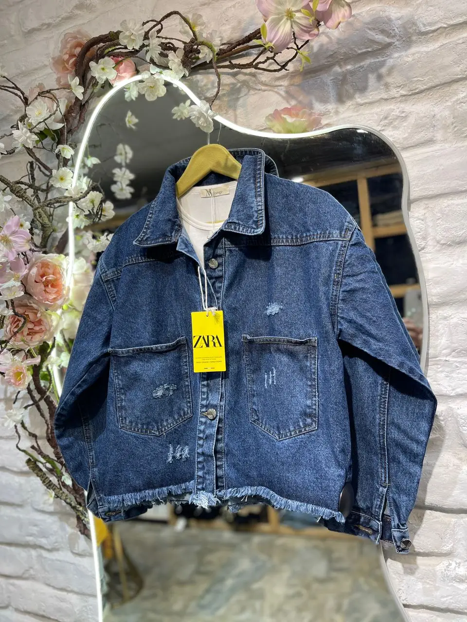 کت کراپ جین ریشدار (497) - Image 3